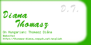 diana thomasz business card
